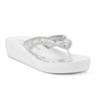 Women's Candie's&reg; Delilah Wedge Sandals, Size: Medium, White
