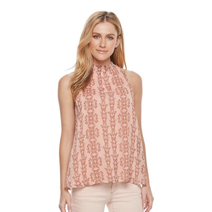 Women's Sonoma Goods For Life&trade; Halter Tank, Size: Xs, Dark Red