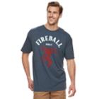 Big & Tall Fireball Whisky Graphic Tee, Men's, Size: Xxl Tall, Blue (navy)