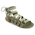 Journee Collection Cleo Women's Gladiator Sandals, Size: Medium (7), Lt Green