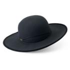 Women's Betmar Marisielle Crisscross Ribbon Floppy Hat, Black