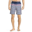 Big & Tall Izod Striped Performance Board Shorts, Men's, Size: Small, Blue Other