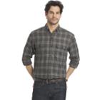 Men's Arrow Plaid Classic-fit Button-down Shirt, Size: Large, Green Oth