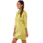 Women's Soybu Eve Hooded Cowl Neck Dress, Size: Large, Med Yellow