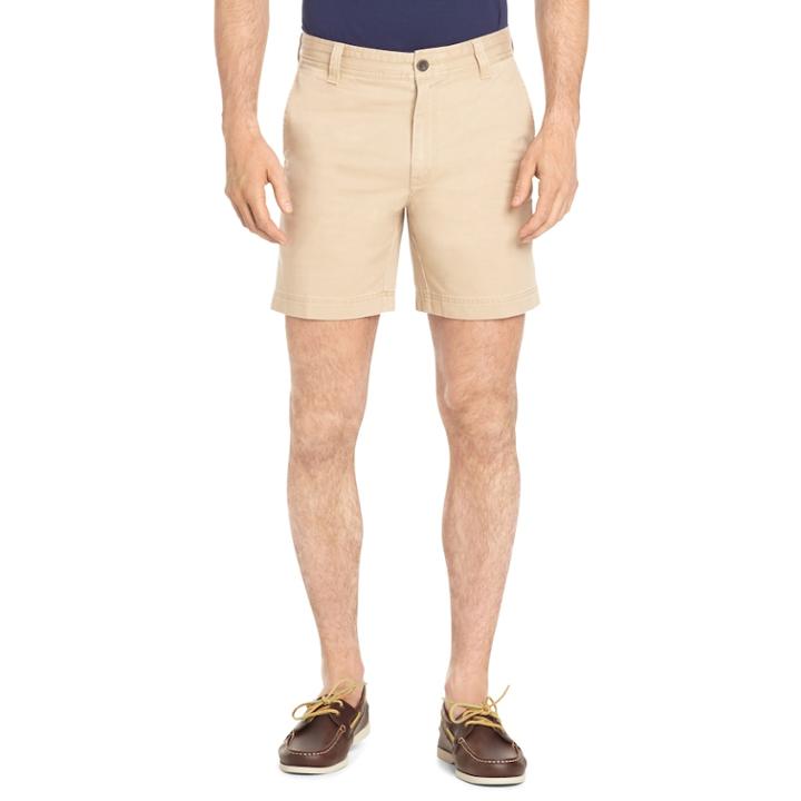 Men's Izod Stretch Saltwater Shorts, Size: 40, Lt Beige