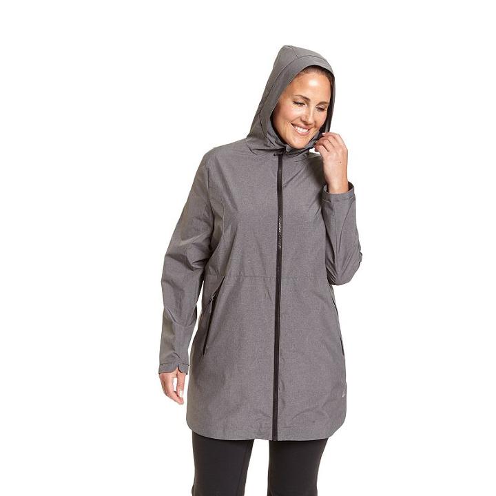 Champion, Plus Size Hooded Jacket, Women's, Size: 1xl, Grey