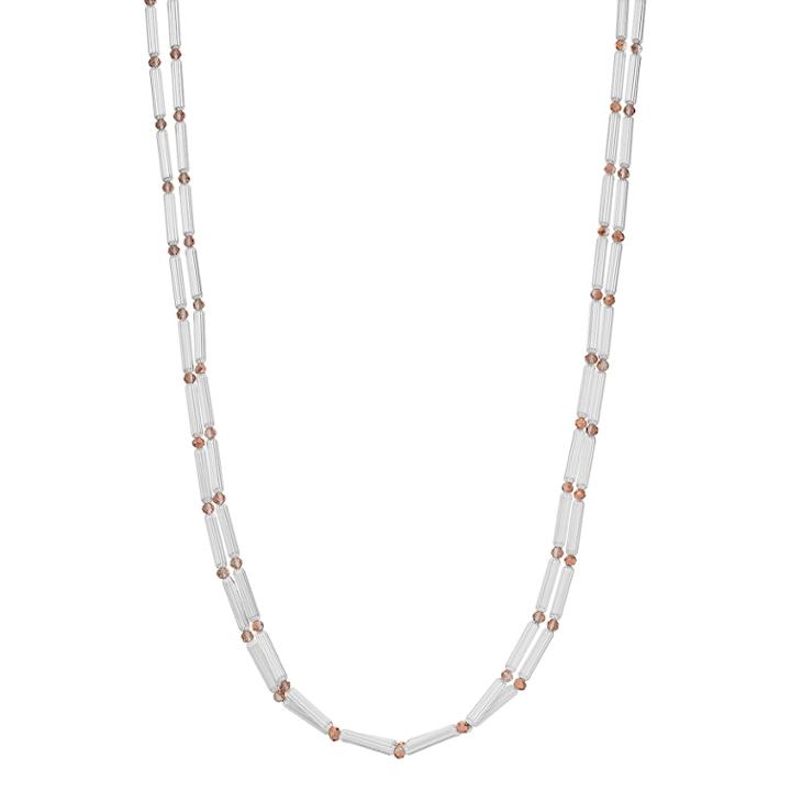 Napier Two Tone Beaded Long Double Strand Necklace, Women's, Multicolor