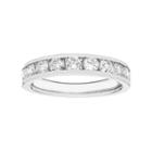 14k Gold 1 Carat T.w. Diamond Anniversary Ring, Women's, Size: 5, White
