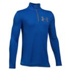 Boys 8-20 Under Armour Textured Tech Performance Quarter-zip Pullover, Size: Medium, Brown Over