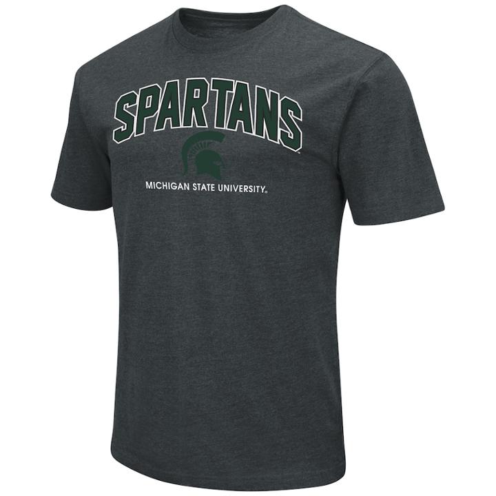 Men's Michigan State Spartans Wordmark Tee, Size: Xxl, Dark Green