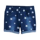 Girls 4-10 Jumping Beans&reg; Midi Americana Jegging Shorts, Size: 6, Blue