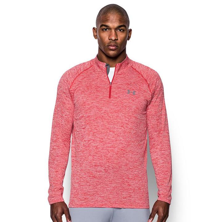 Men's Under Armour Tech Quarter-zip Pullover Top, Size: Xl, Red
