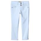 Girls 4-8 Squeeze Cuffed Jeggings, Girl's, Size: 5, Light Grey