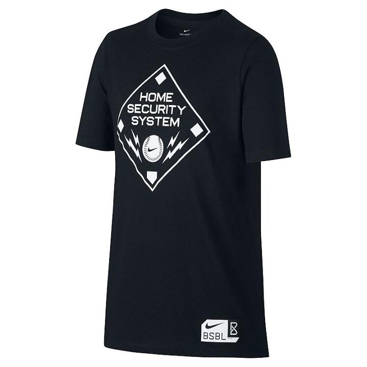 Boys 8-20 Nike Home Security Tee, Boy's, Size: Large, Grey (charcoal)