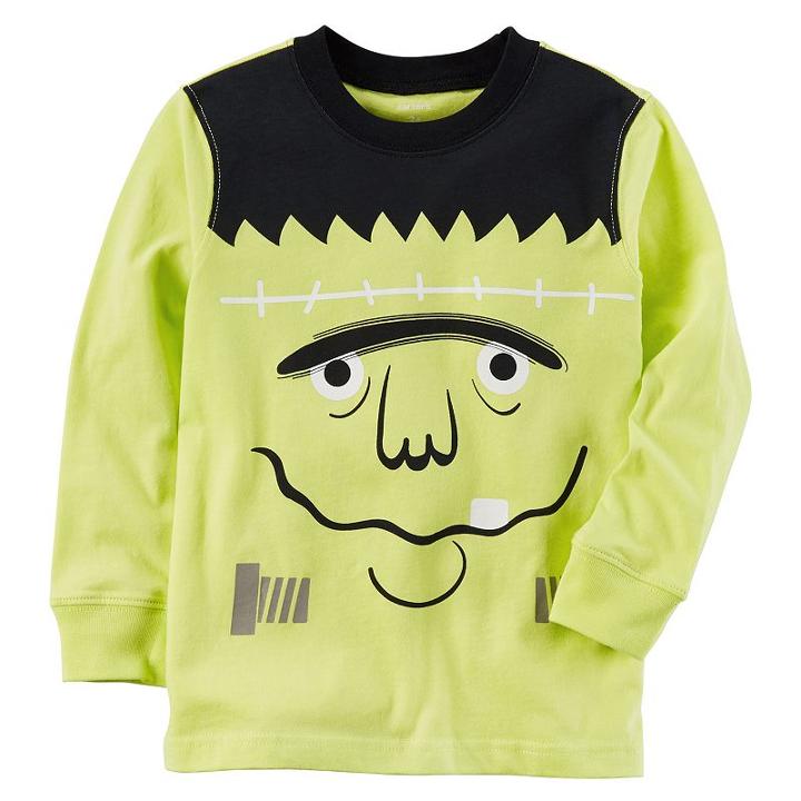 Boys 4-7x Carter's Frankenstein Tee, Size: 8, Yellow