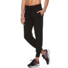 Women's Tek Gear&reg; French Terry Jogger Pants, Size: Medium, Black
