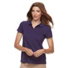 Women's Croft & Barrow&reg; Classic Solid Polo, Size: Large, Purple