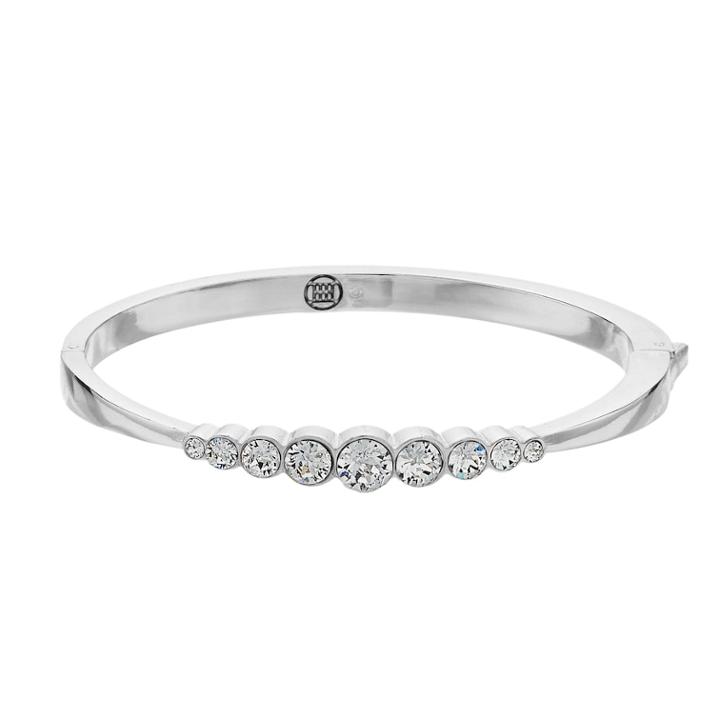 Dana Buchman Silver Tone Crystal Bracelet, Women's