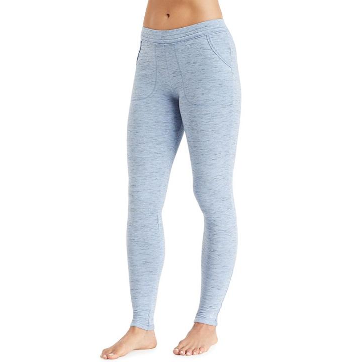 Women's Cuddl Duds Comfortwear Leggings, Size: Xlrg Av/rg, Blue Other
