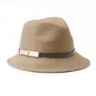 Betmar Darcy Wool Felt Fedora, Women's, Brown