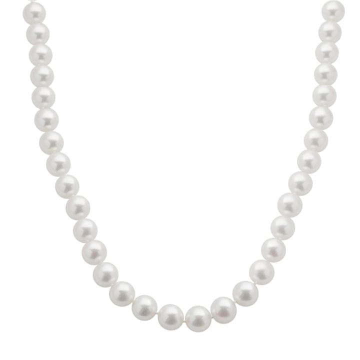 18k White Gold Aa Akoya Cultured Pearl Necklace - 16 In, Size: 16