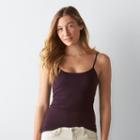 Women's Sonoma Goods For Life&trade; Everyday Scoopneck Camisole, Size: Xl, Drk Purple