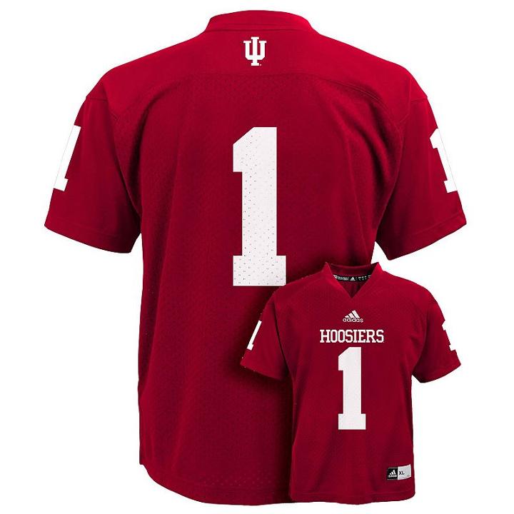Boys 8-20 Adidas Indiana Hoosiers Nfl Replica Jersey, Size: Xl(18/20), Red