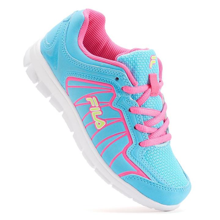 Fila&reg; Escalight Girls' Sneakers, Girl's, Size: 5, Light Blue