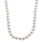 18k White Gold Aaa Akoya Cultured Pearl Necklace, Women's, Size: 16