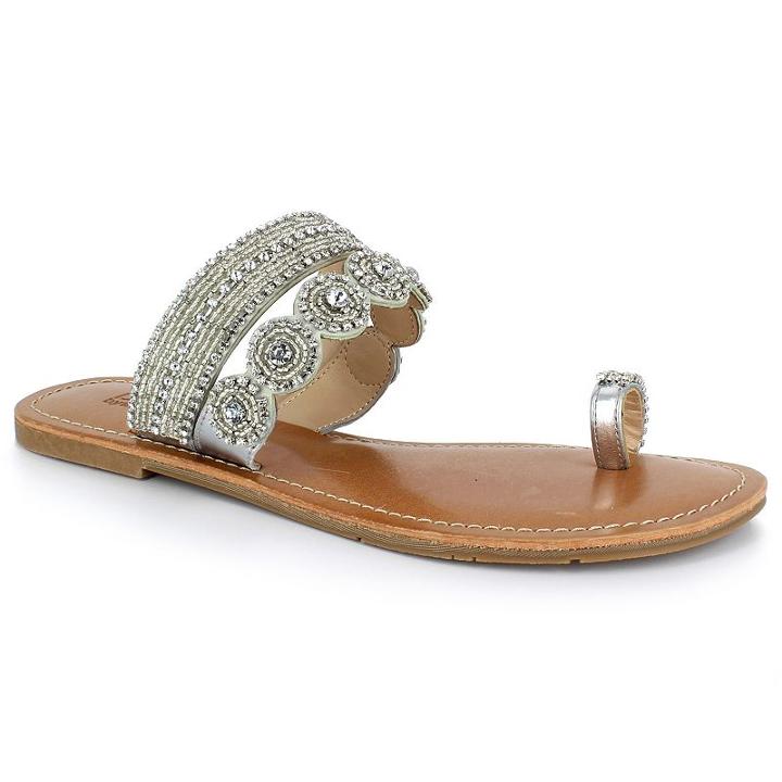 Dolce By Mojo Moxy Captiva Women's Sandals, Girl's, Size: 8, Silver