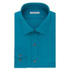 Men's Van Heusen Flex Collar Regular-fit Pincord Dress Shirt, Size: 15.5-32/33, Green Oth