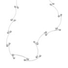 Primrose Sterling Silver Beaded Scallop Chain Necklace - 18-in, Women's, Multicolor