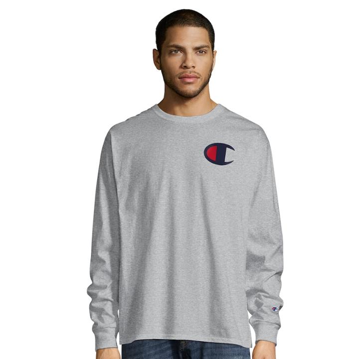 Men's Champion Classic Jersey Tee, Size: Xxl, Dark Grey
