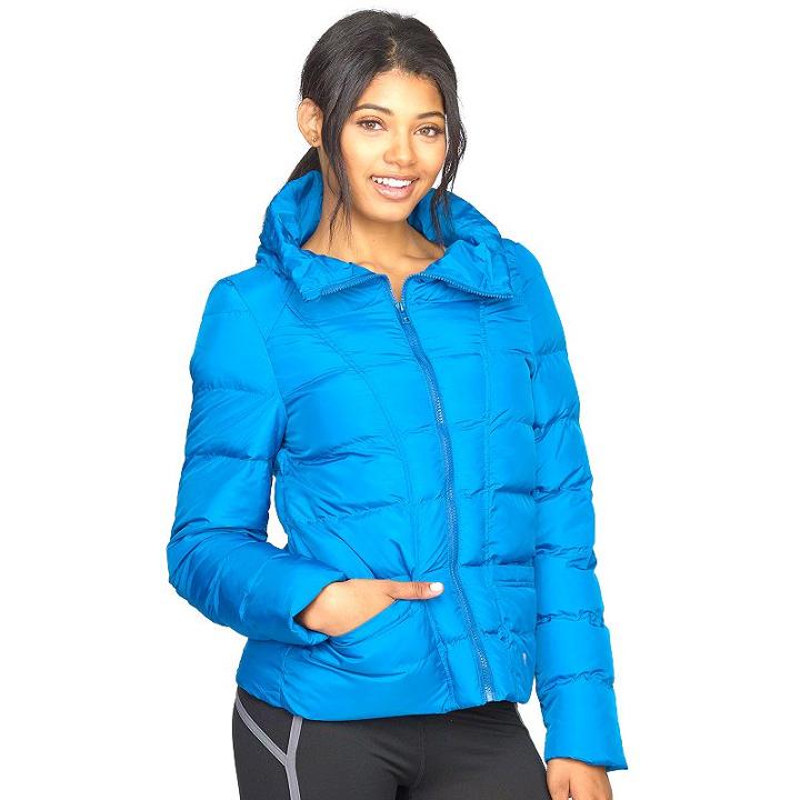 Women's Colosseum Winter Warrior Puffer Jacket, Size: Medium, Blue (navy)