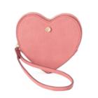 Lc Lauren Conrad Heart-shaped Wristlet, Women's, Dark Pink