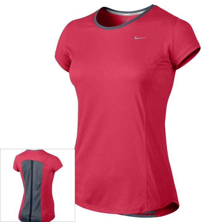 Women's Nike Racer Dri-fit Tee, Size: Medium, Pink