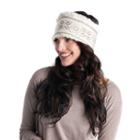 Muk Luks Women's Faux-fur Snowflake Nordic Headband, White