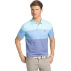 Men's Izod Advantage Striped Polo Shirt, Size: Xxl, Blue Other