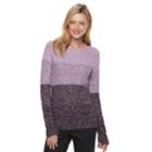 Women's Croft & Barrow&reg; Textured Sweater, Size: Xl, Drk Purple