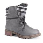 Muk Luks Tatum Women's Ankle Boots, Size: 6, Grey