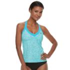 Women's Nike V-neck Tankini Top, Size: Small, Brt Blue