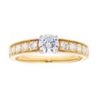 14k Gold 1 Carat T.w. Igl Certified Diamond Engagement Ring, Women's, Size: 8.50, White