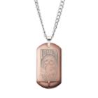 Star Wars: Episode Vii The Force Awakens Men's Stainless Steel Chewbacca Dog Tag Necklace, Brown