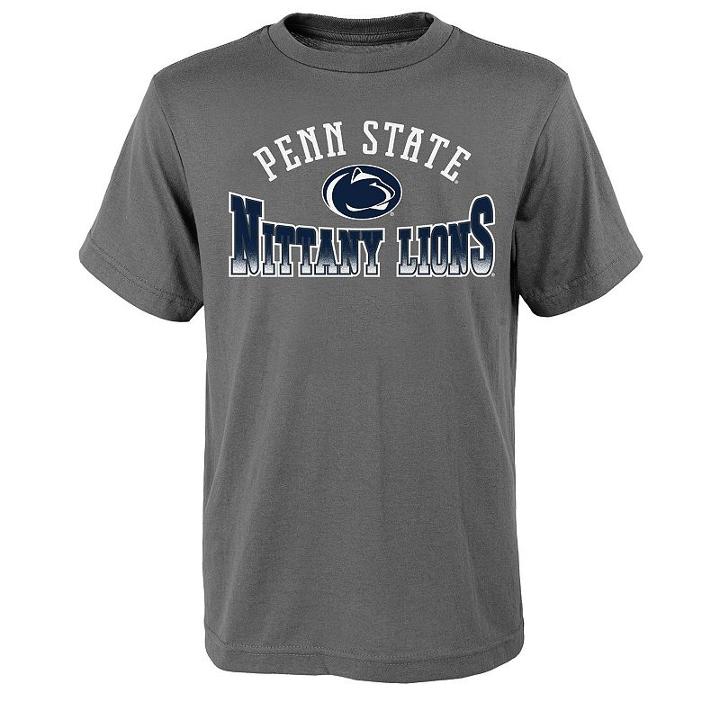 Boys 8-20 Penn State Nittany Lions Fade Tee, Boy's, Size: L(14/16), Grey (charcoal)