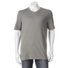 Men's Croft & Barrow&reg; Signature Pocket V-neck Tee, Size: Xl, Med Grey
