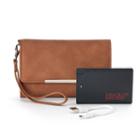 Apt. 9&reg; Carli Rfid-blocking Phone Charging Wristlet, Women's, Brown