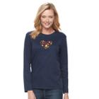 Women's Mccc Sport Embroidered Fleece Top, Size: Medium, Dark Blue