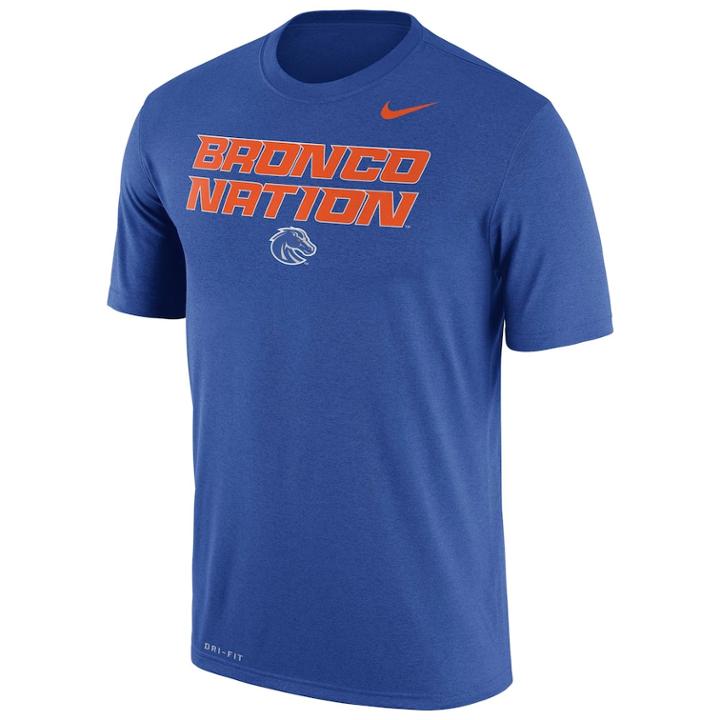 Men's Nike Boise State Broncos Authentic Legend Tee, Size: Medium, Blue