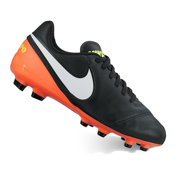 Nike Jr. Tiempo Legend Vi Firm-ground Boys' Soccer Cleats, Kids Unisex, Size: 6, Grey (charcoal)