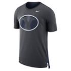 Men's Nike Byu Cougars Dri-fit Mesh Back Travel Tee, Size: Xl, Grey (anthracite)